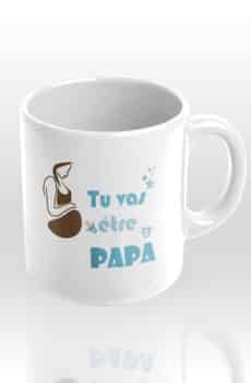 Mug personnalisé naissance tu vas être papa