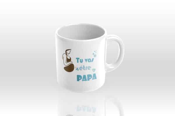 Mug personnalisé naissance tu vas être papa