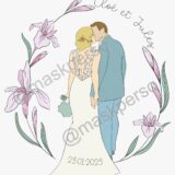Livre d'or personnalisé Mariage princesse – Image 3