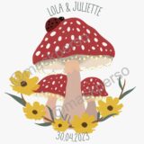Serviette personnalisé Mariage nature – Image 3