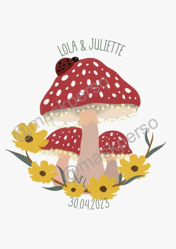 Cadre personnalisé bar a gobelets nature – Image 4