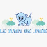 Cape de bain personnalisée bleue chat – Image 2