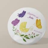 Badge personnalisé Baptême papillons – Image 2