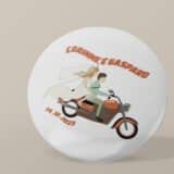 Badge personnalisé Mariage motard – Image 2