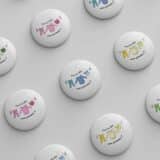 Badge personnalisé parrain pyjamas
