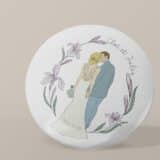 Badge personnalisé Mariage princesse – Image 2