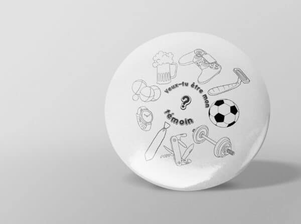 Badge personnalisé veux tu ....