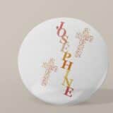 Badge personnalisé Baptême croix – Image 4