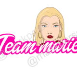 Badge la/team mariée barbie – Image 3