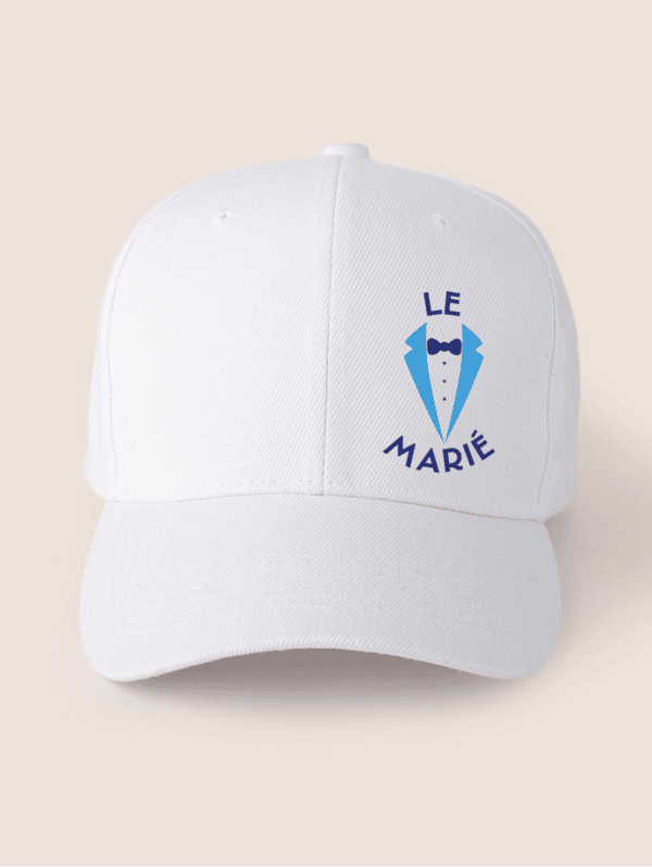 Casquette le marié costume