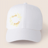 Casquette team mariée- couronne de fleurs