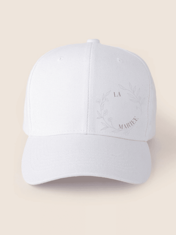 Casquette la mariée- couronne de fleurs – Image 4