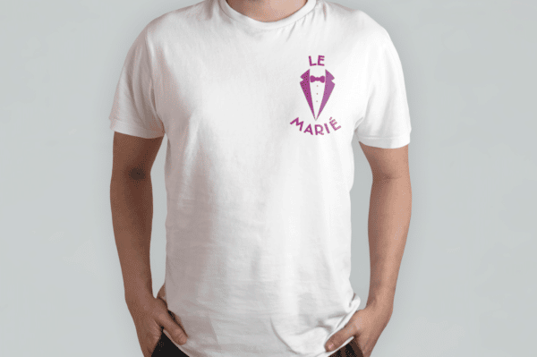 T-shirt le marié costume