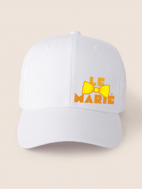 Casquette le marié noeud papillon – Image 2
