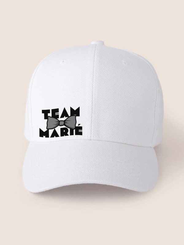 Casquette team marié noeud papillon – Image 2