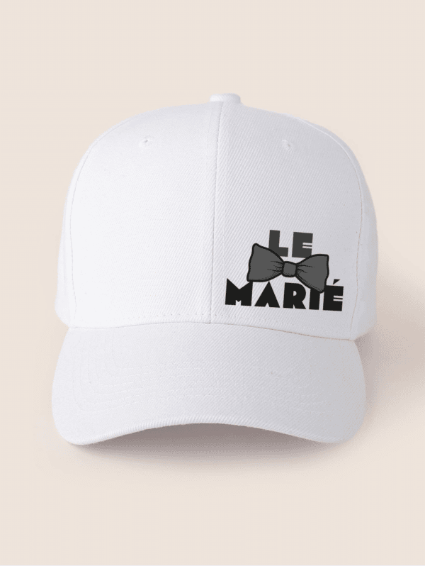 Casquette le marié noeud papillon
