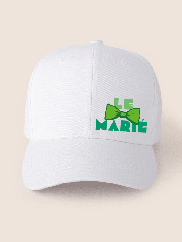 Casquette le marié noeud papillon – Image 3
