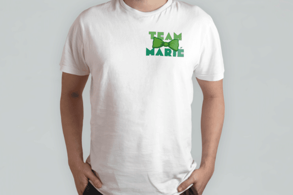 T-shirt team marié noeud papillon – Image 3