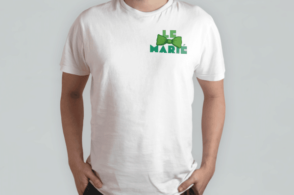 T-shirt le marié noeud papillon – Image 3
