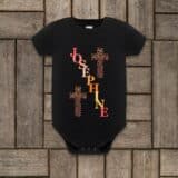 Body personnalisé prénom croix colorée – Image 10