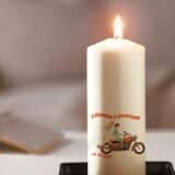 Bougie personnalisée Mariage motard – Image 2