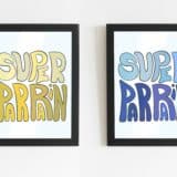 Cadre personnalisé: couleurs super parrain – Image 2