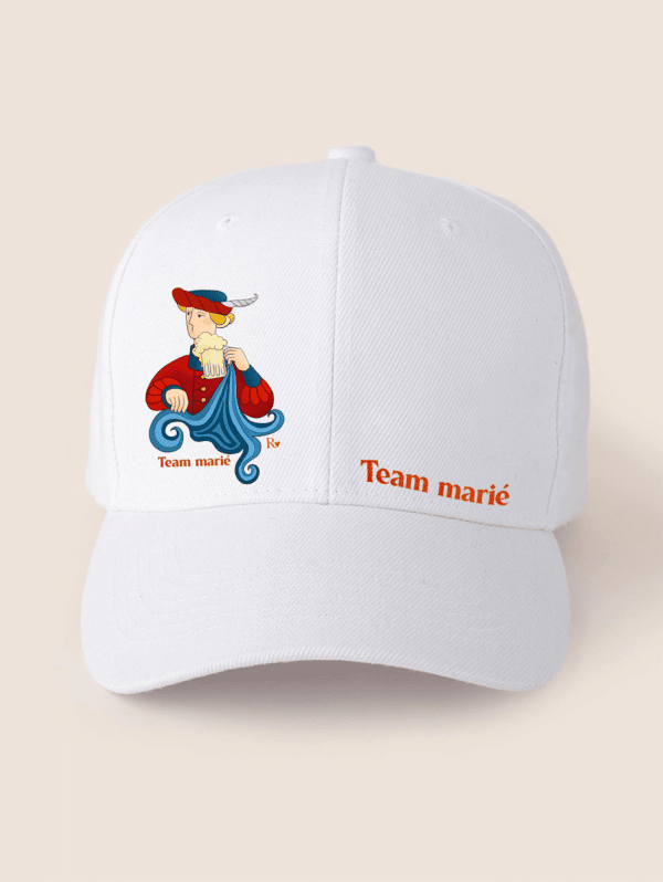 Casquette team marié roi de coeur