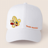 Team mariée : casquette dame de coeur