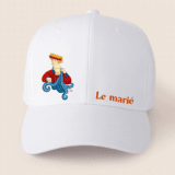 Roi de cœur : casquette le marié