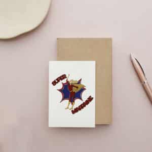 carte A6 super marraine