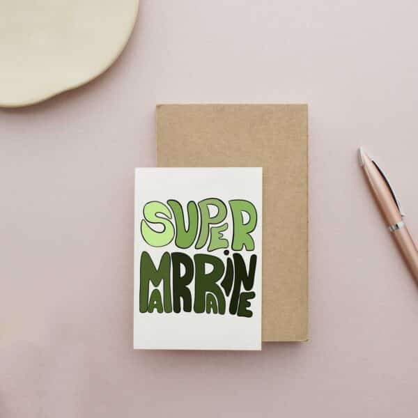 Carte personnalisée: couleurs super marraine – Image 3