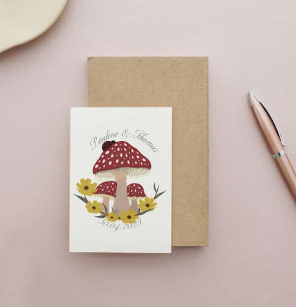 Carte personnalisée Mariage nature – Image 2
