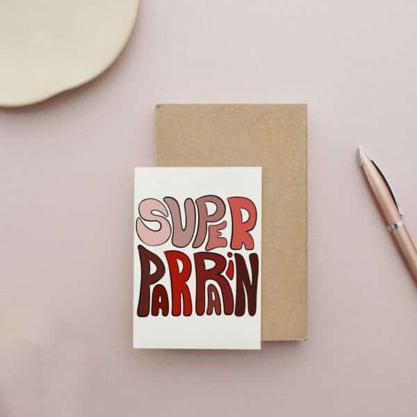 Carte personnalisée: couleurs super parrain – Image 2