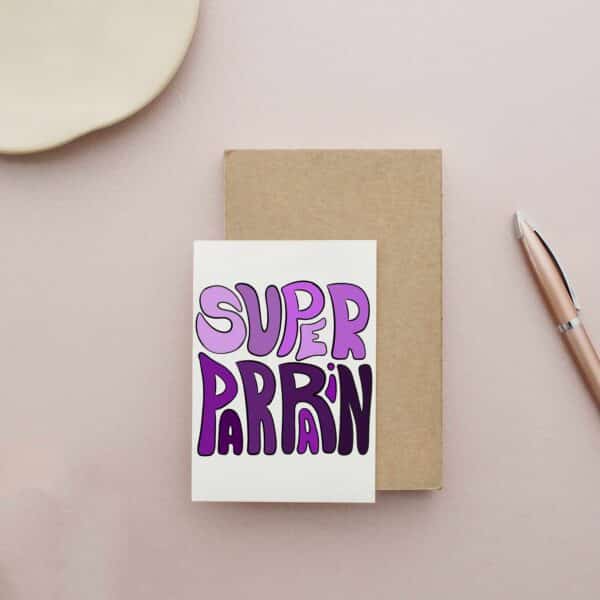 Carte personnalisée: couleurs super parrain – Image 3