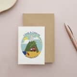 Carte personnalisée Mariage voyage