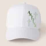 Casquette personnalisée baptême prénom croix – Image 2