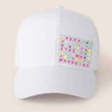 Casquette personnalisée demande marraine mots cachés