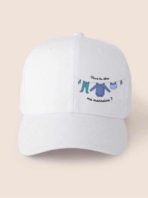 Casquette personnalisée: nourrisson demande marraine – Image 4