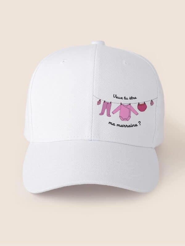 Casquette personnalisée: nourrisson demande marraine – Image 2