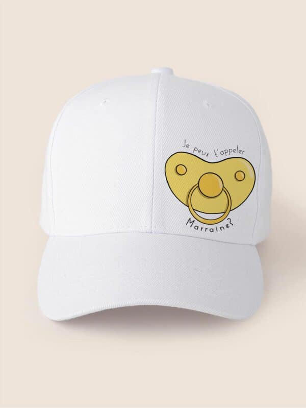 Casquette personnalisée demande marraine tétine – Image 3