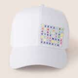 Casquette personnalisée demande parrain mots cachés
