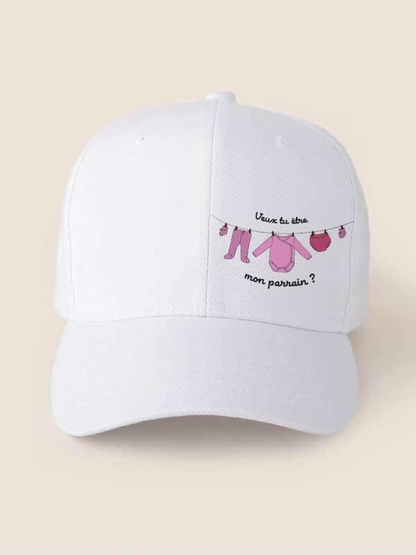Casquette personnalisée : nourrisson demande parrain – Image 2