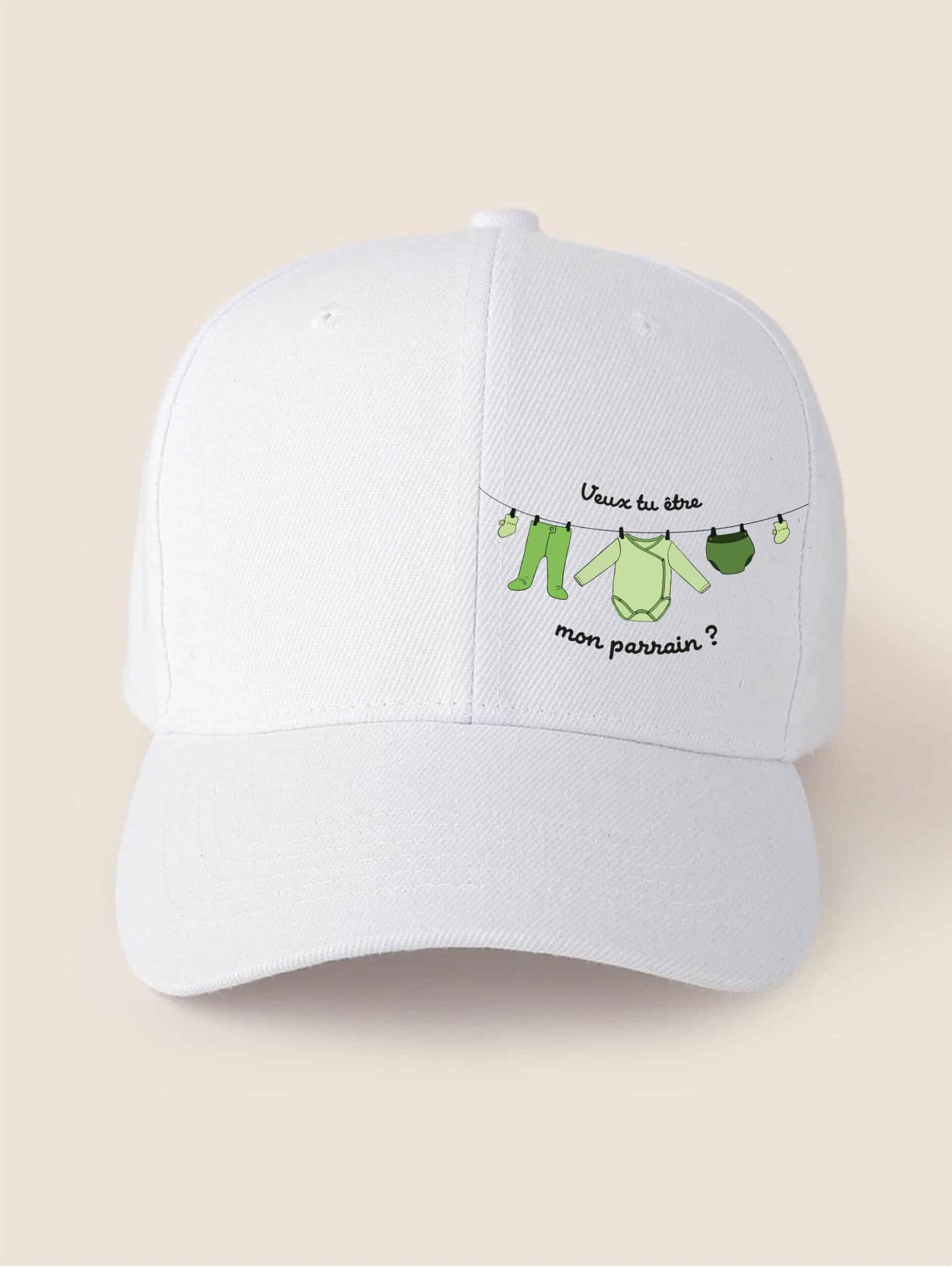 Casquette Personnalis e Nourrisson Demande Parrain M Ask Perso