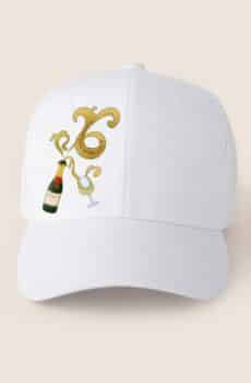 Casquette personnalisée témoin champagne