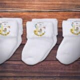 Chaussettes personnalisées Baptême féérique