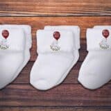 Chaussettes personnalisées Baptême lapin