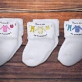 Chaussettes personnalisées : nourrisson demande marraine – Image 2