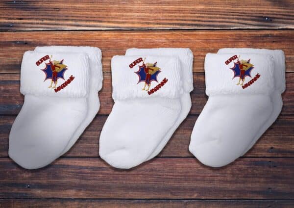 Chaussettes personnalisées super marraine