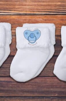 Chaussettes personnalisées marraine tétine