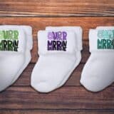 Chaussettes personnalisées marraine d'écriture